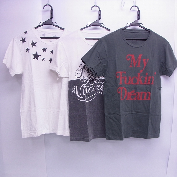 実際に弊社で買取させて頂いたM/エム スター柄等 Tシャツ/XS 3点セット