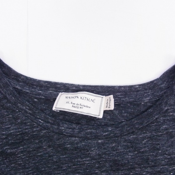 実際に弊社で買取させて頂いたMAISON KITSUNE/メゾンキツネ プリント 半袖 Tシャツ/カットソー/Sの画像 5枚目