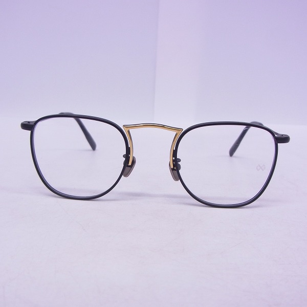 実際に弊社で買取させて頂いたOLIVER GOLDSMITH/オリバーゴールドスミス Door 眼鏡/メガネフレームの画像 1枚目