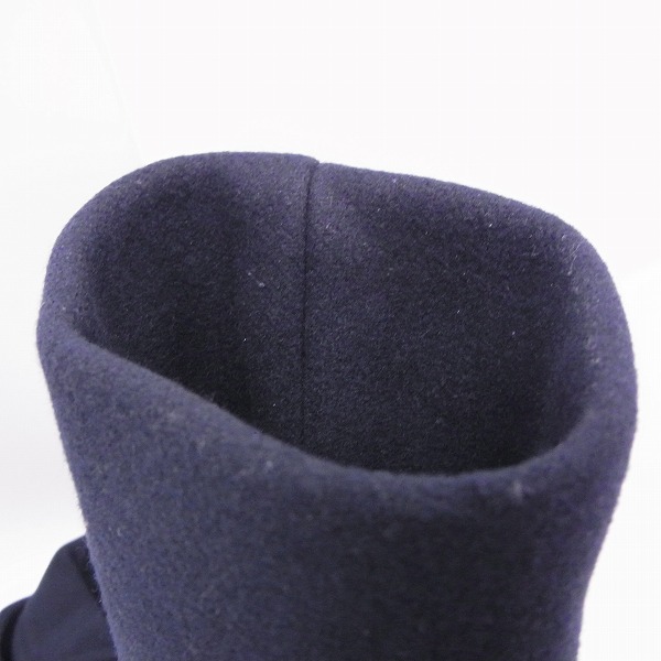 実際に弊社で買取させて頂いたEDIFICE/エディフィス SUPER 100’S メルトンウールコート/XLの画像 7枚目