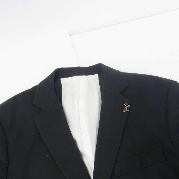実際に弊社で買取させて頂いたDIESEL BLACK GOLD/ディーゼルブラックゴールド テーラードジャケット ブラック/Sの画像 5枚目