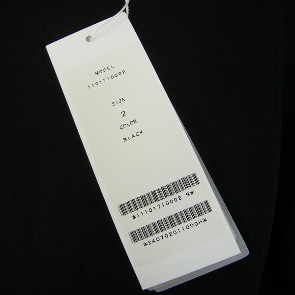 実際に弊社で買取させて頂いた【未使用】junhashimoto/ジュンハシモト DIVERGENT BACK BORDER/バックボーダー 半袖 カットソー/Tシャツ/2の画像 4枚目