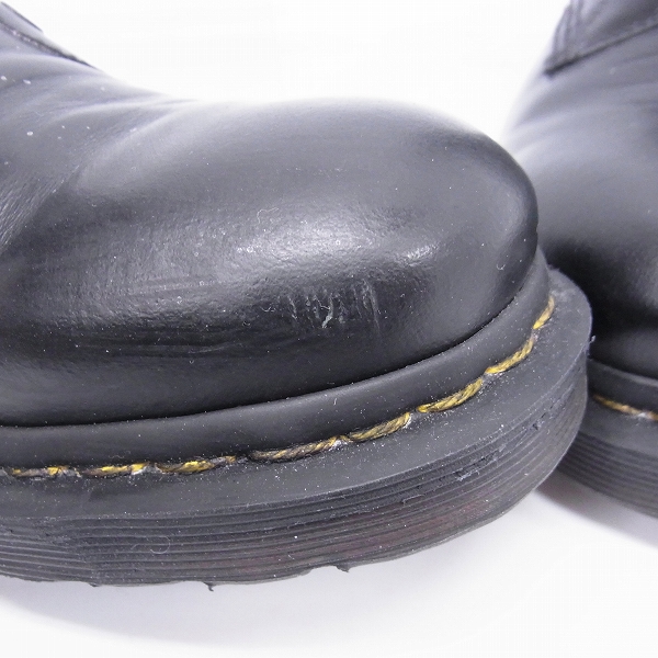 実際に弊社で買取させて頂いたVETEMENTS×Dr.Martens/ヴェトモン×ドクターマーチン BODERLINE LEATHER BOOTS 1490VTM/UK7の画像 7枚目