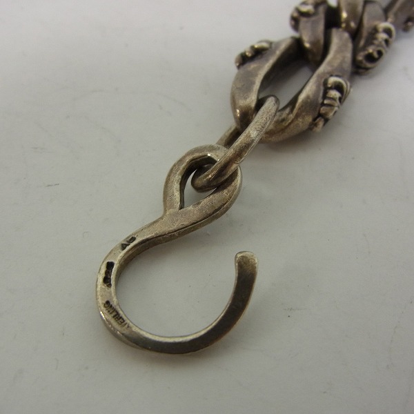 実際に弊社で買取させて頂いたA&G/エーアンドジー ファンシーコンビリンク ウォレットチェーン 1クリップの画像 3枚目