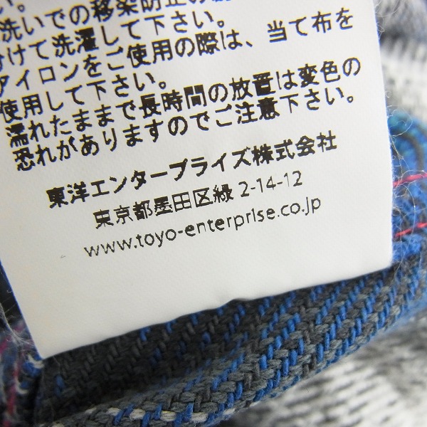 実際に弊社で買取させて頂いたSUGAR CANE/シュガーケーン チェック柄 ウール ワークシャツ/Mの画像 4枚目