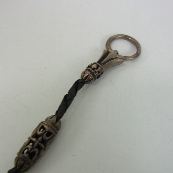 実際に弊社で買取させて頂いたA&G/エーアンドジー クロスキーパー ローラー＆クロステイルリンク レザーウォレットチェーンの画像 5枚目