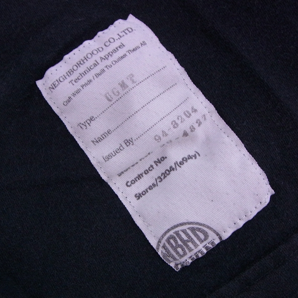 実際に弊社で買取させて頂いたNEIGHBORHOOD×FRAGMENT DESIGN/ネイバーフッド×フラグメントデザイン 胸ポケットTシャツの画像 2枚目