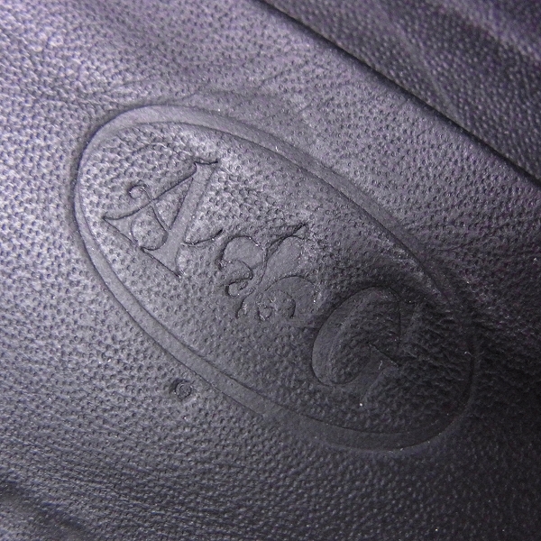 実際に弊社で買取させて頂いたA&G/エーアンドジー 1スナップ スティングレイ クラウンインレイ レザーウォレットの画像 5枚目