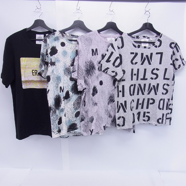 実際に弊社で買取させて頂いたCHEAP MONDAY/チープマンデー 英字プリントTシャツ/長袖シャツ等 7点セットの画像 1枚目