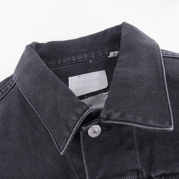 実際に弊社で買取させて頂いたHELMUT LANG/ヘルムートラング ブラックデニムパンツ/ジャケット セットの画像 4枚目