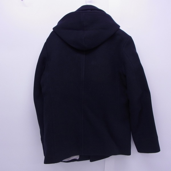 実際に弊社で買取させて頂いたEDIFICE/エディフィス SUPER 100’S メルトンウールコート/XLの画像 1枚目