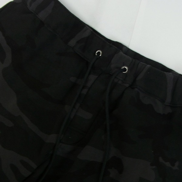 実際に弊社で買取させて頂いたjunhashimoto/ジュンハシモト カモ柄 スウェットハーフパンツ/5の画像 2枚目