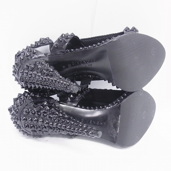 実際に弊社で買取させて頂いたGIVENCHY/ジバンシィ スタッズ  ピンヒールサンダル 38の画像 2枚目