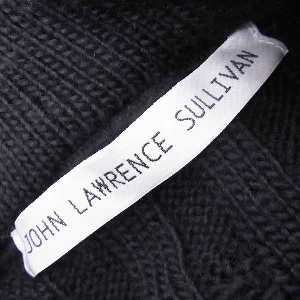 実際に弊社で買取させて頂いたJOHN LAWRENCE SULLIVAN/ジョンローレンスサリバン ウールダブルライダースジャケット 36の画像 2枚目