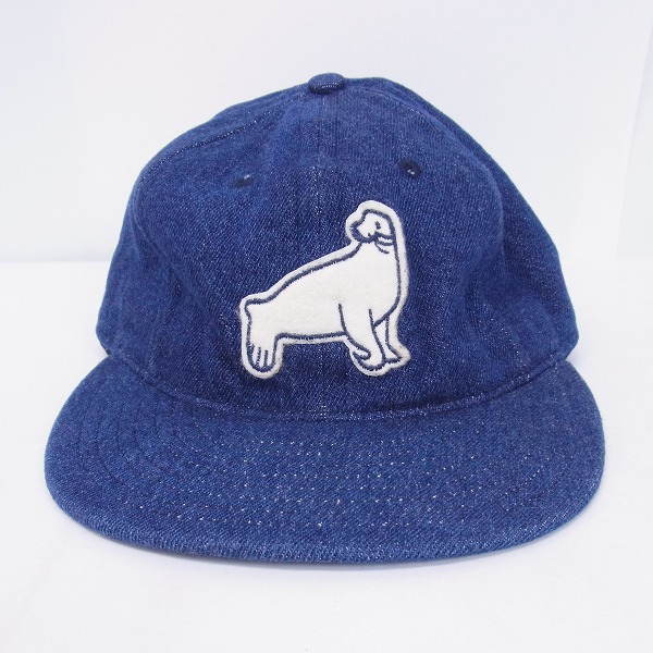 実際に弊社で買取させて頂いたCUSTOM MADE FOR CA4LA/カシラ デニム キャップの画像 1枚目