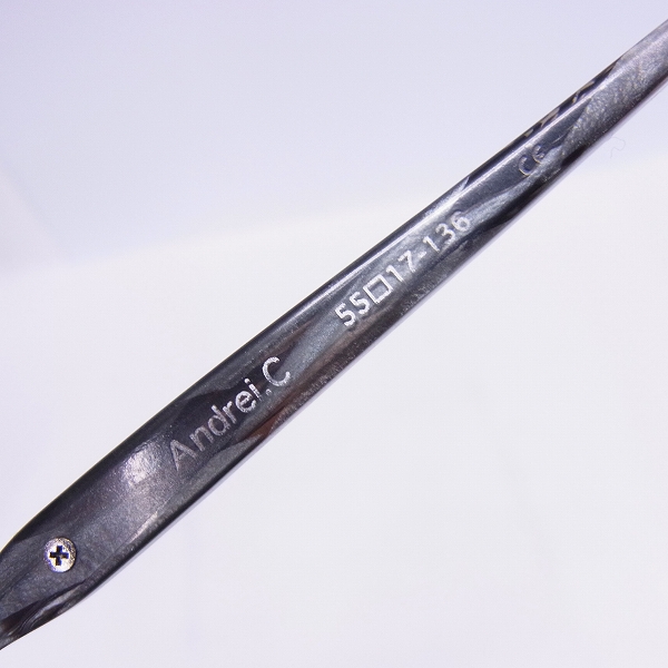 実際に弊社で買取させて頂いたLESS THAN HUMAN/レスザン ヒューマン メガネフレーム Andrei.Cの画像 4枚目