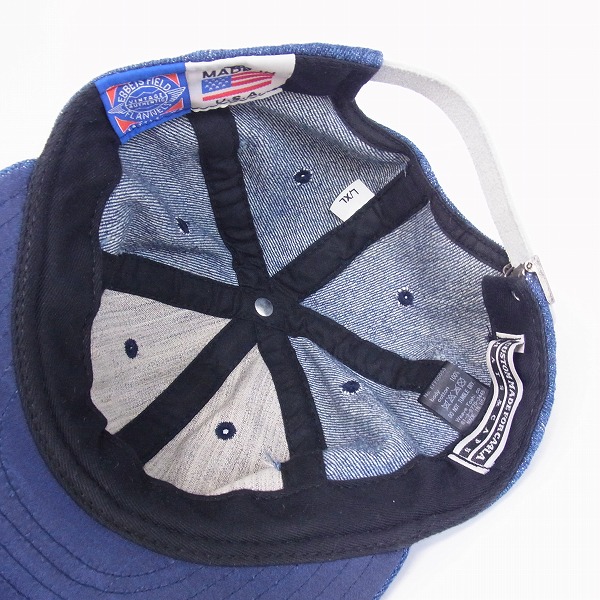 実際に弊社で買取させて頂いたCUSTOM MADE FOR CA4LA/カシラ デニム キャップの画像 4枚目