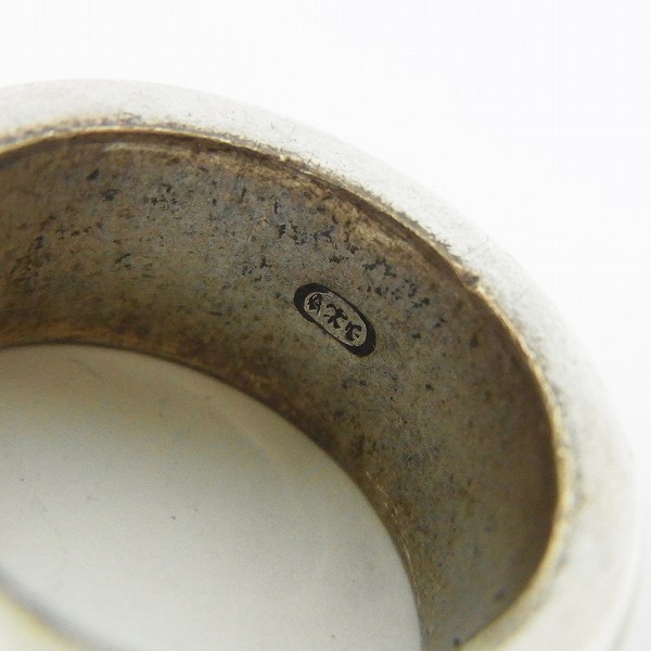 実際に弊社で買取させて頂いたA&G/エーアンドジー スピナースカルバンド リング/19.5号の画像 5枚目