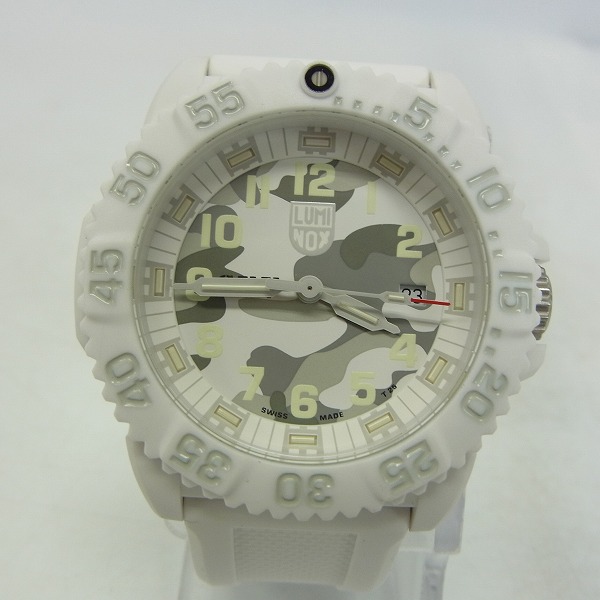 実際に弊社で買取させて頂いたLUMINOX/ルミノックス クォーツ 腕時計 ホワイトアウト 3050/3950