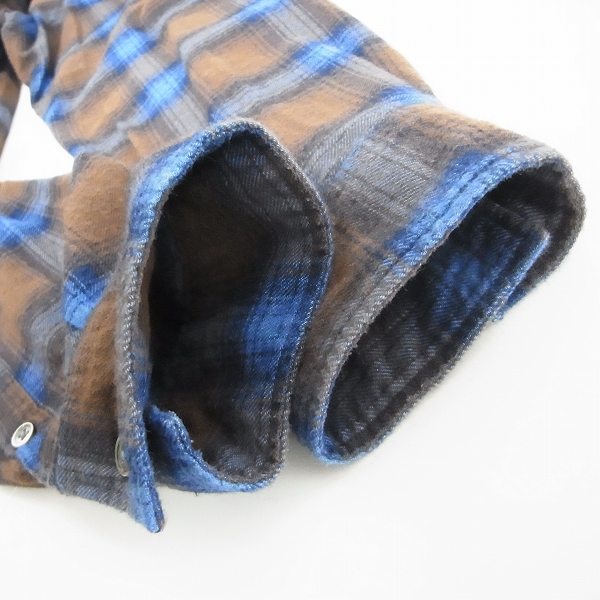 実際に弊社で買取させて頂いたJOURNAL STANDARD/ジャーナルスタンダード TRISECT チェック 長袖シャツ/Mの画像 4枚目