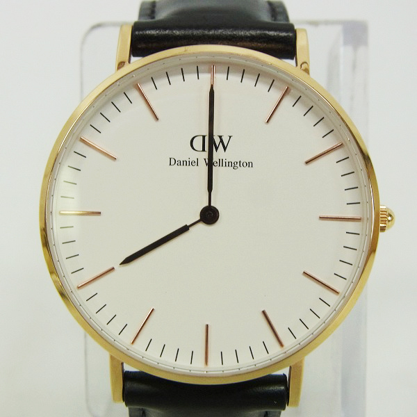 実際に弊社で買取させて頂いたDaniel Wellington/ダニエルウェリントン レザーベルト クォーツ/腕時計/ウォッチ B36R8