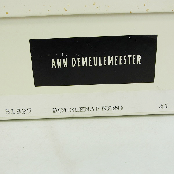 実際に弊社で買取させて頂いたANN DEMEULEMEESTER/アンドゥムルメステール SHOE DOUBLE NAP NERO/ヌバック レザーブーツ/41の画像 9枚目