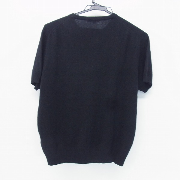 実際に弊社で買取させて頂いたBURBERRY LONDON/バーバリーロンドン レディース カシミヤ 半袖クルーネックニット/XLの画像 1枚目