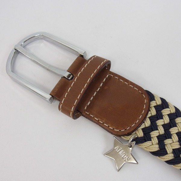 実際に弊社で買取させて頂いたATMOS/アトモス 編込み ベルト/43の画像 1枚目