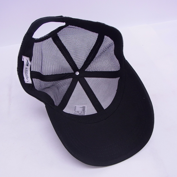実際に弊社で買取させて頂いたLACOSTE/ラコステ メッシュキャップ ブラックの画像 3枚目