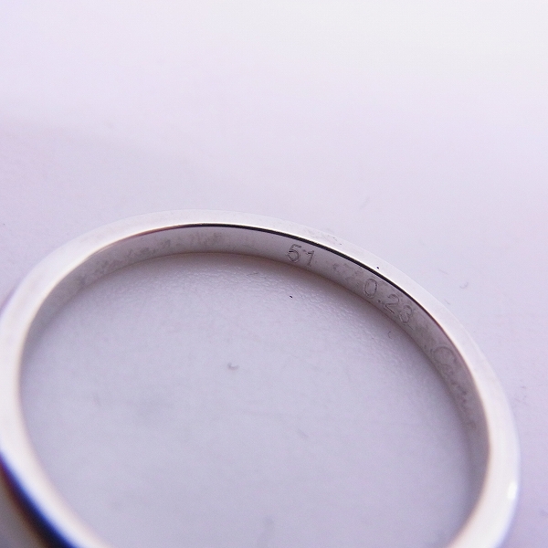 実際に弊社で買取させて頂いたCARTIER/カルティエ ソリテール ダイヤリング D0.23ctの画像 4枚目