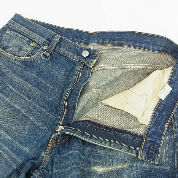 実際に弊社で買取させて頂いたLEVI'S×uniform experiment×fenom/リーバイス×ユニフォームエクスペリエンス×フェノム デニムパンツ S0505-0001/XLの画像 2枚目