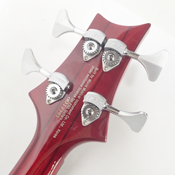 実際に弊社で買取させて頂いた★PRS/ポールリードスミス SE Kingfisher Tortoise Shell エレキベース 純正ケース付きの画像 2枚目