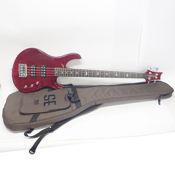 実際に弊社で買取させて頂いた★PRS/ポールリードスミス SE Kingfisher Tortoise Shell エレキベース 純正ケース付き