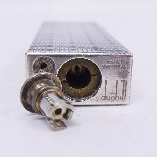 実際に弊社で買取させて頂いたdunhill/ダンヒル サイドローラーガスライター ダイヤカット シルバー  USRE 24163 PATENTEDの画像 3枚目