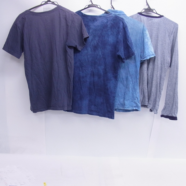 実際に弊社で買取させて頂いたBLUE BLUE/ブルーブルー 半袖 シャツ/カットソー 4点セットの画像 1枚目