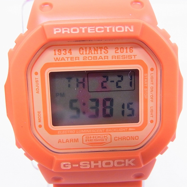 G-SHOCK 1934 GIANTS 2016 オレンジ G-SHOCK 1934 GIANTS 2016 オレンジ