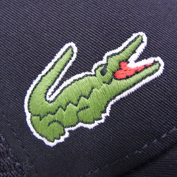実際に弊社で買取させて頂いたLACOSTE/ラコステ メッシュキャップ ブラックの画像 8枚目