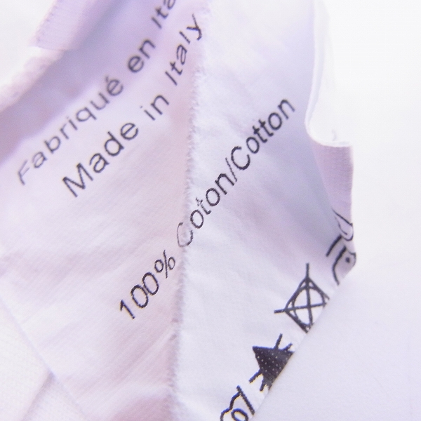 実際に弊社で買取させて頂いたBALMAIN/バルマン Tシャツ カットソー ダメージ加工 S1HJ607B557 ホワイト/Sの画像 4枚目