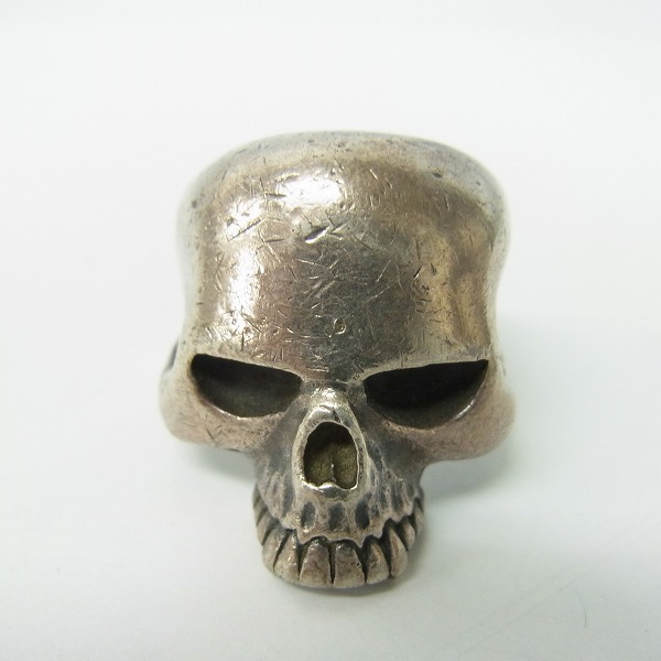 実際に弊社で買取させて頂いたCRAZY PIG/クレイジーピッグ ラージエビルスカルリング/EVIL SKULL/18号の画像 1枚目