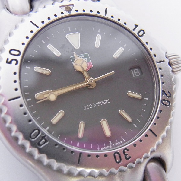 実際に弊社で買取させて頂いた【動作未確認】TAG Heuer/タグ・ホイヤー セナモデル プロフェッショナル S99.204Mの画像 4枚目