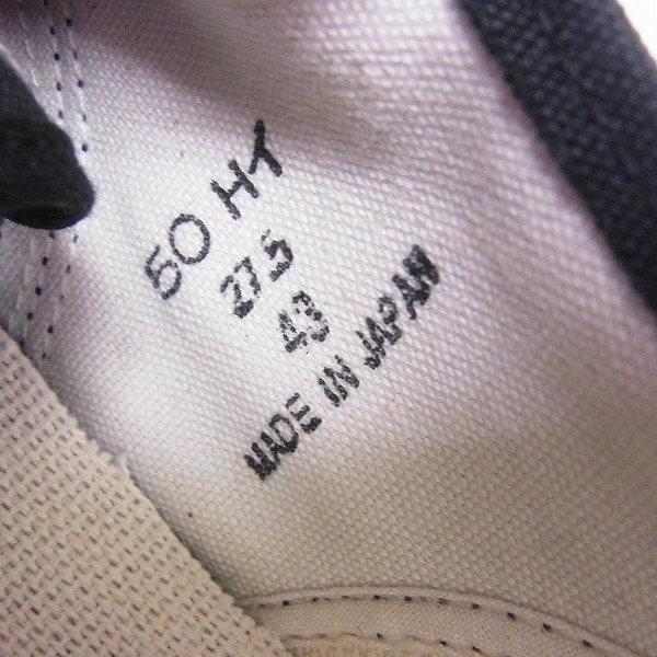 実際に弊社で買取させて頂いたMAISON KITSUNE/メゾンキツネ キャンバス シューズ/27.5の画像 5枚目
