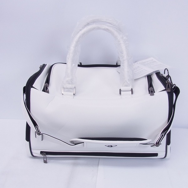 実際に弊社で買取させて頂いた【未使用】Le coq sportif/ルコックスポルティフ 2018 ゴルフ 2WAYボストンバッグ ホワイト/QQBLJA01の画像 1枚目