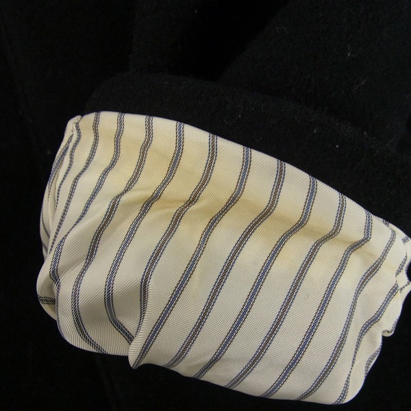 実際に弊社で買取させて頂いたEDIFICE/エディフィス メルトン ボタン ジャケット/ジップアップ パーカー Size：38 2点セットの画像 5枚目