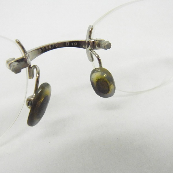 実際に弊社で買取させて頂いたCartier/カルティエ 眼鏡/メガネフレーム ウッド/木製 フランス製/140bの画像 4枚目