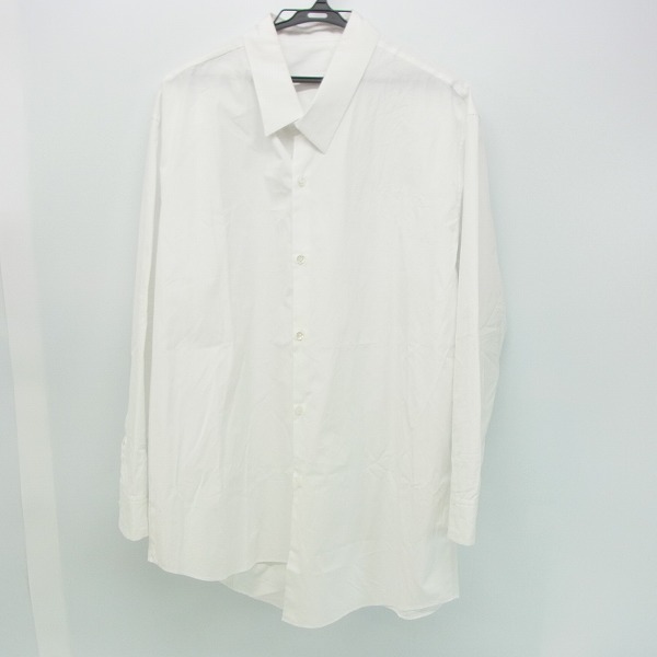 実際に弊社で買取させて頂いたLAD MUSICIAN/ラッドミュージシャン　ホワイト アシンメトリーシャツ/42