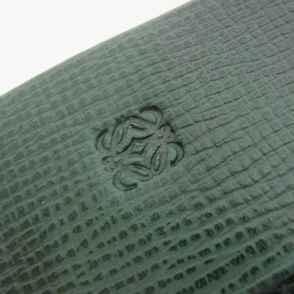 実際に弊社で買取させて頂いたLoewe/ロエベ レザー カードケース/パスケース/定期入れの画像 4枚目