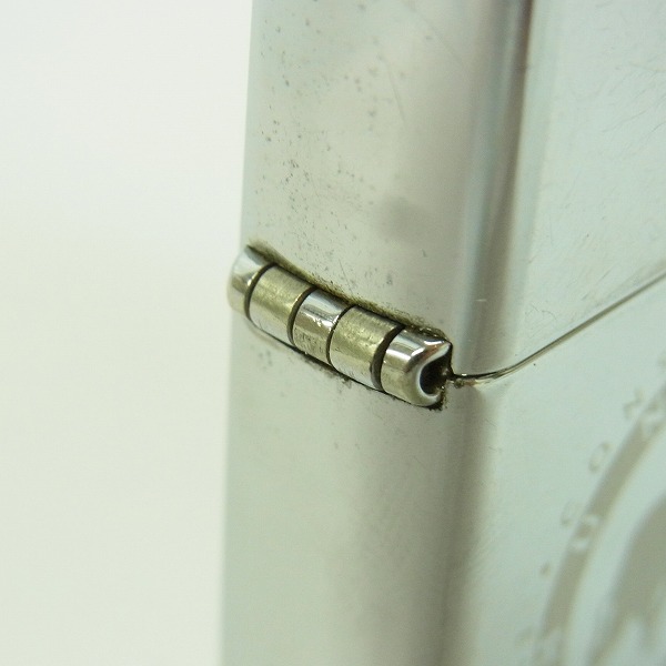 実際に弊社で買取させて頂いたZIPPO/ジッポー HUNTING WORLD/ハンティングワールド ロゴプリント 鏡面加工/98年製の画像 3枚目