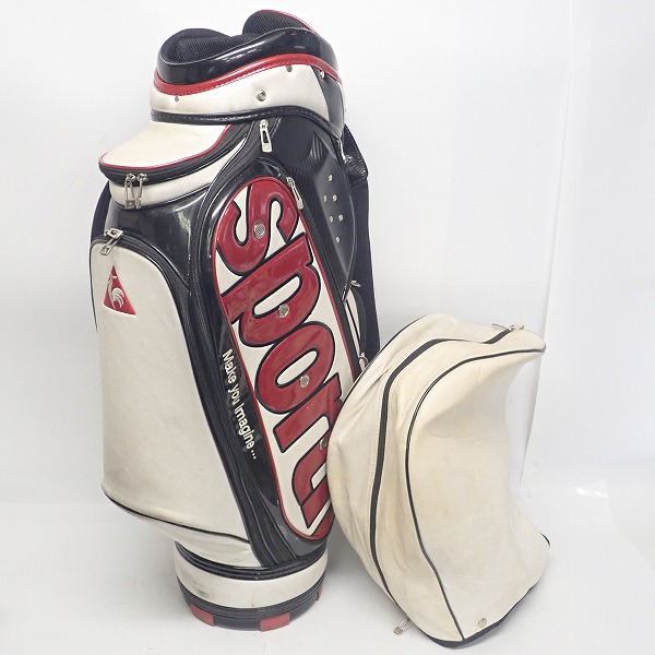 実際に弊社で買取させて頂いたle coq sportif/ルコック QQ1137 9型 47インチ対応 ゴルフ キャディバッグの画像 1枚目