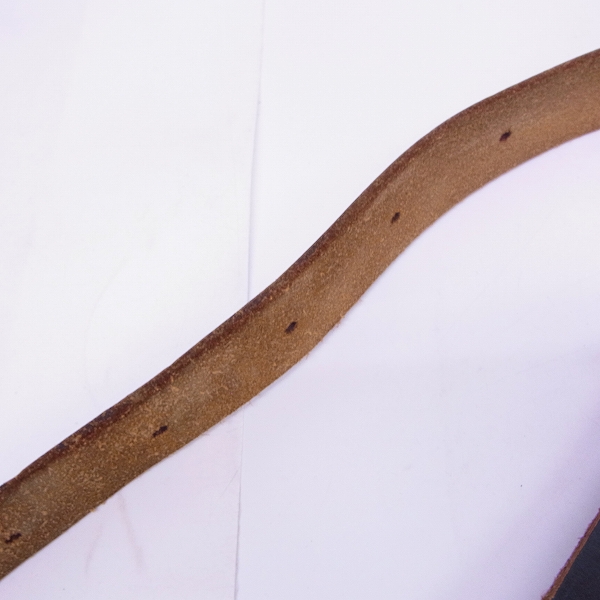 実際に弊社で買取させて頂いたGARNI＆Co/ガルニ スターリングシルバー製 リーフモチーフ バックル/レザーベルトの画像 5枚目