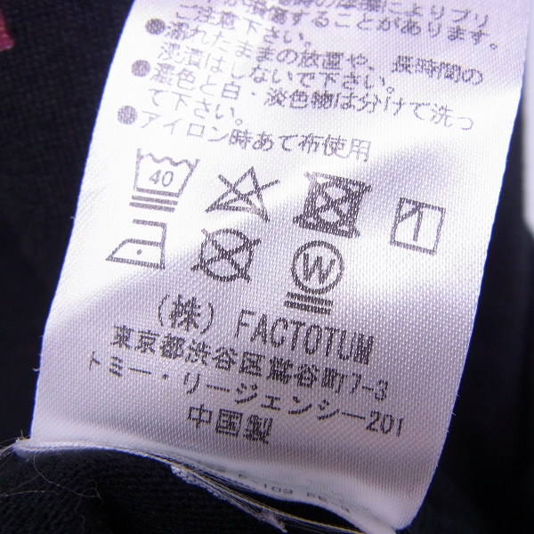 実際に弊社で買取させて頂いたFACTOTUM/ファクトタム MoonlightフォトプリントT Tシャツ/48の画像 4枚目